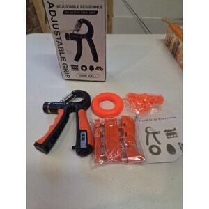Adjustable Grip Grip Ball Hand Grip Exercises, New In Box With Carrying Case....